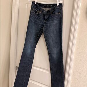 American Eagle Outfitters Dark Wash Straight Leg Jeans